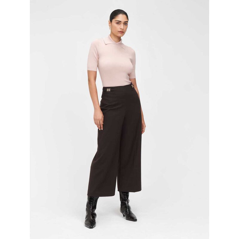 Veronika Maine Split Collar Knit image number 3